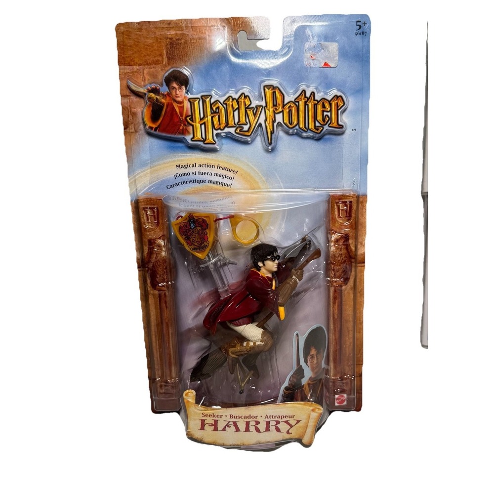 Harry Potter Seeker Figure Quidditch Flying Action Mattel 2001 | New In Package
